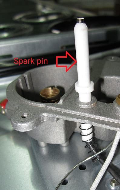 spark plug gas hob